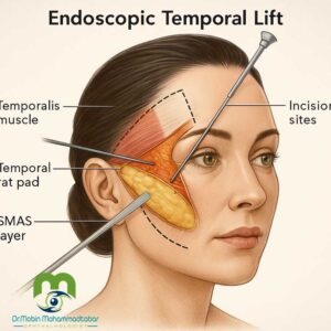 لیفت شقیقه به روش اندوسکوپیک